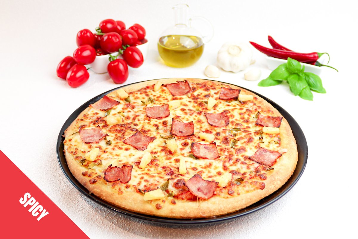 Hot Hawaiian - Gluteeniton pizza