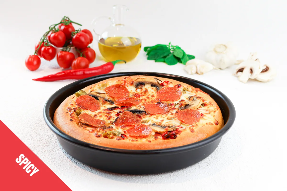 Normal Pan Spicy Pepperoni
