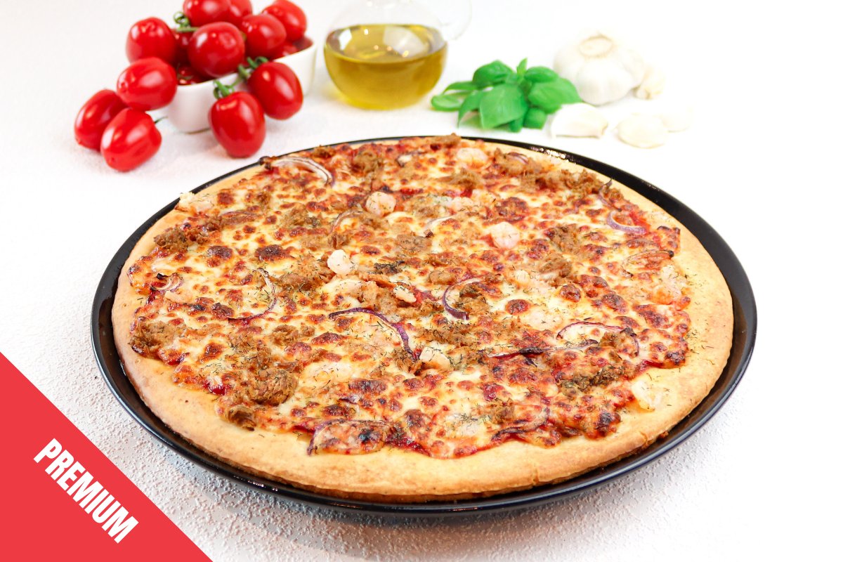 Seafood - Gluteeniton pizza