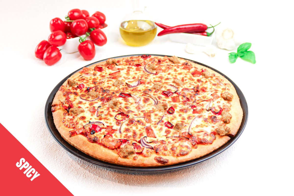 Spicy Hot - Gluteeniton pizza
