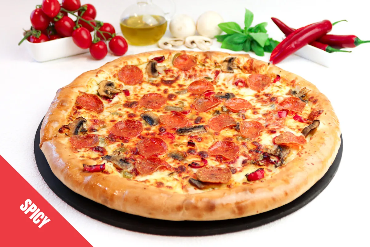 Spicy Pepperoni Large Cheesy Crust