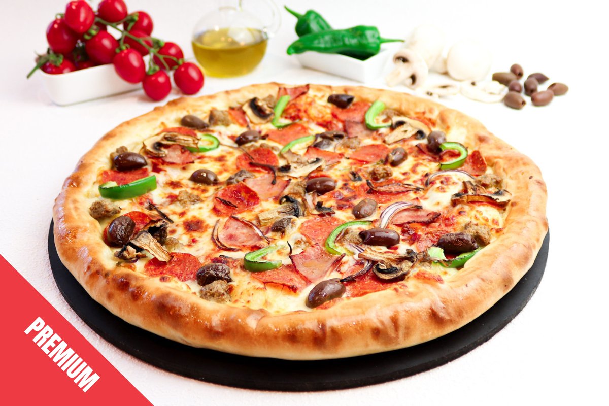 Super Supreme Large Cheesy Crust