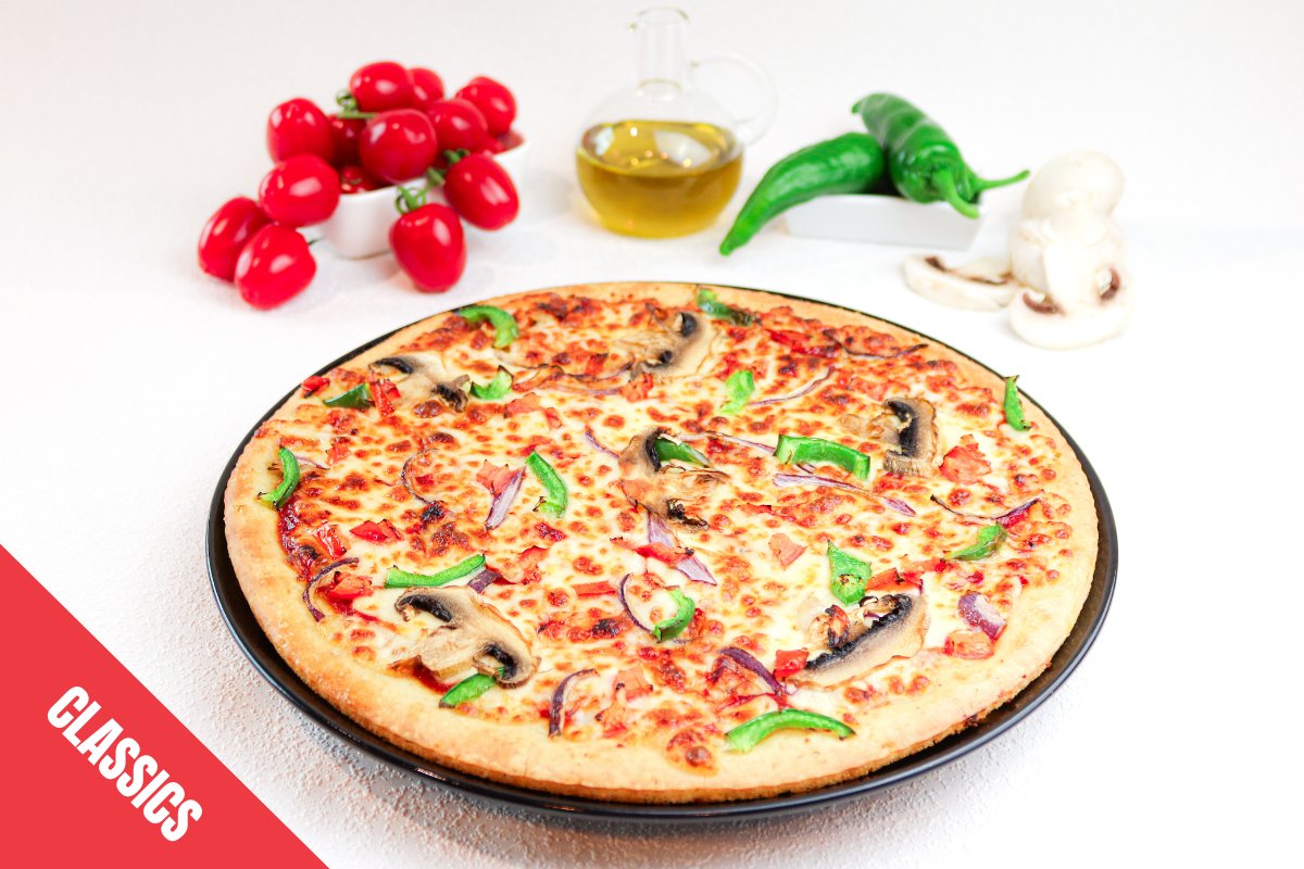 Vegetarian - Gluteeniton pizza (V)