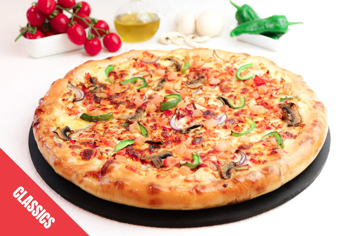 Vegetarian Large Cheesy Crust (V)