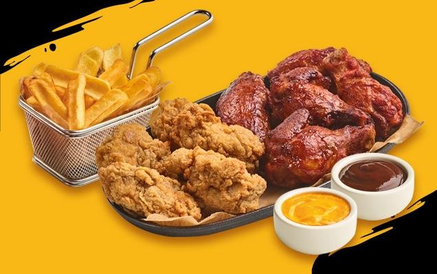 DUO ZESTAW: NUGGETSY oraz WINGSY lub STRIPSY