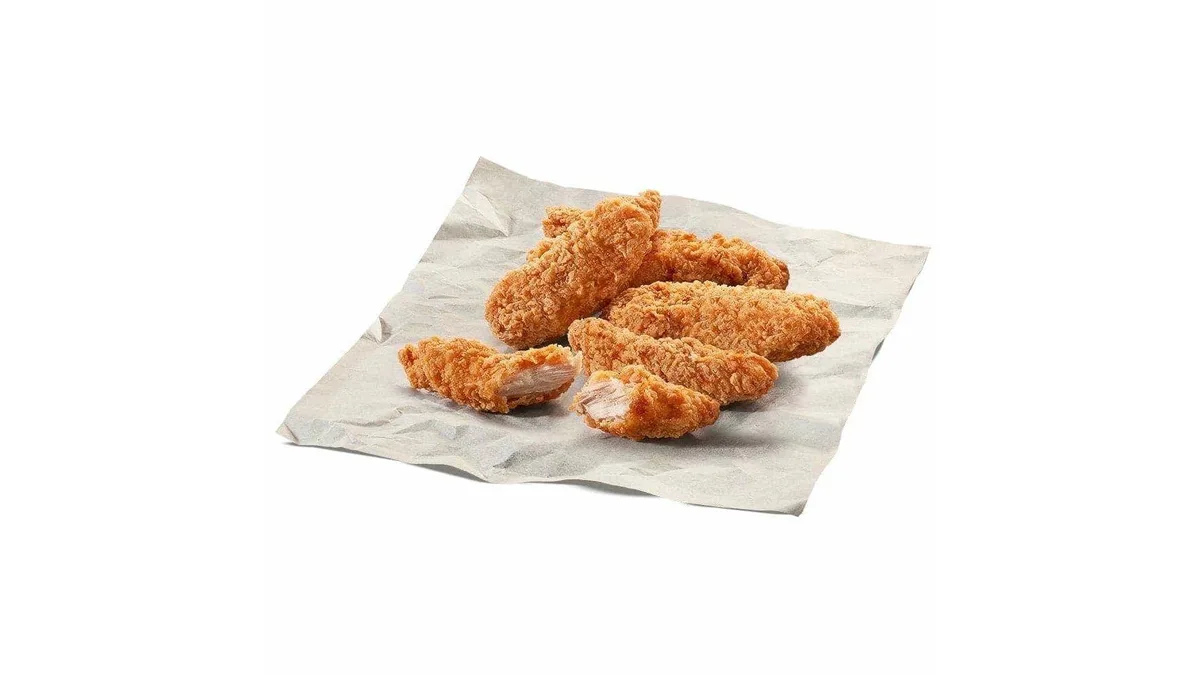 CHICKEN STRIPS (Strips de pui nepicant 5 buc)