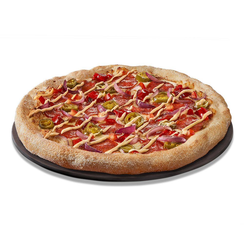 Pizza American Spicy Stuffed Crust