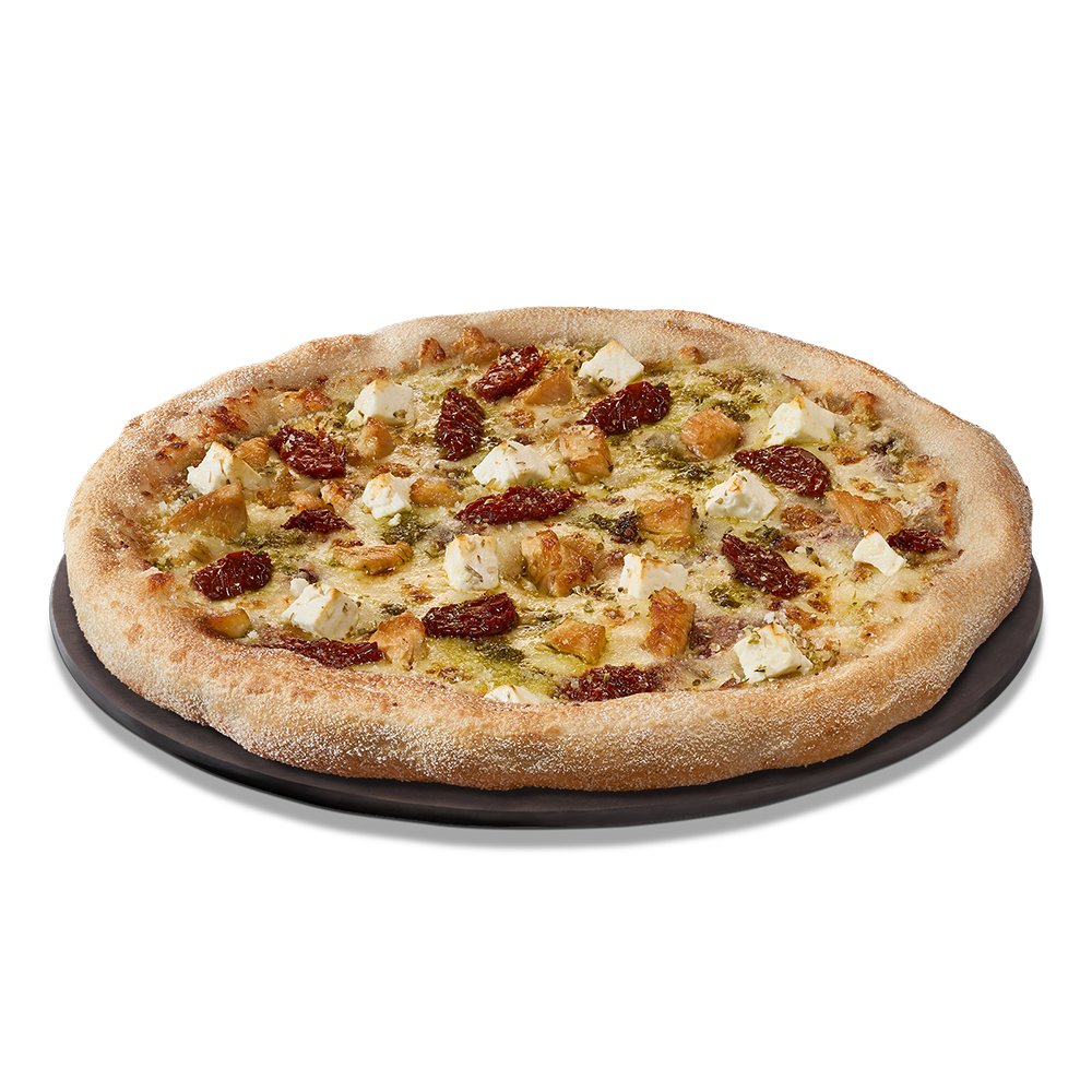Pizza Chicken and Pesto medie