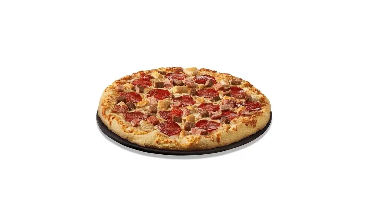 Pizza Meat Lovers mare pe blat PAN