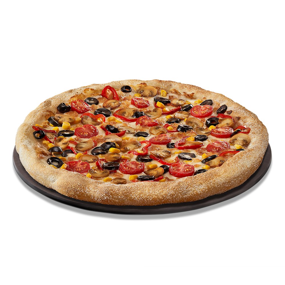 Pizza VeggieandMozzarella Stuffed Crust