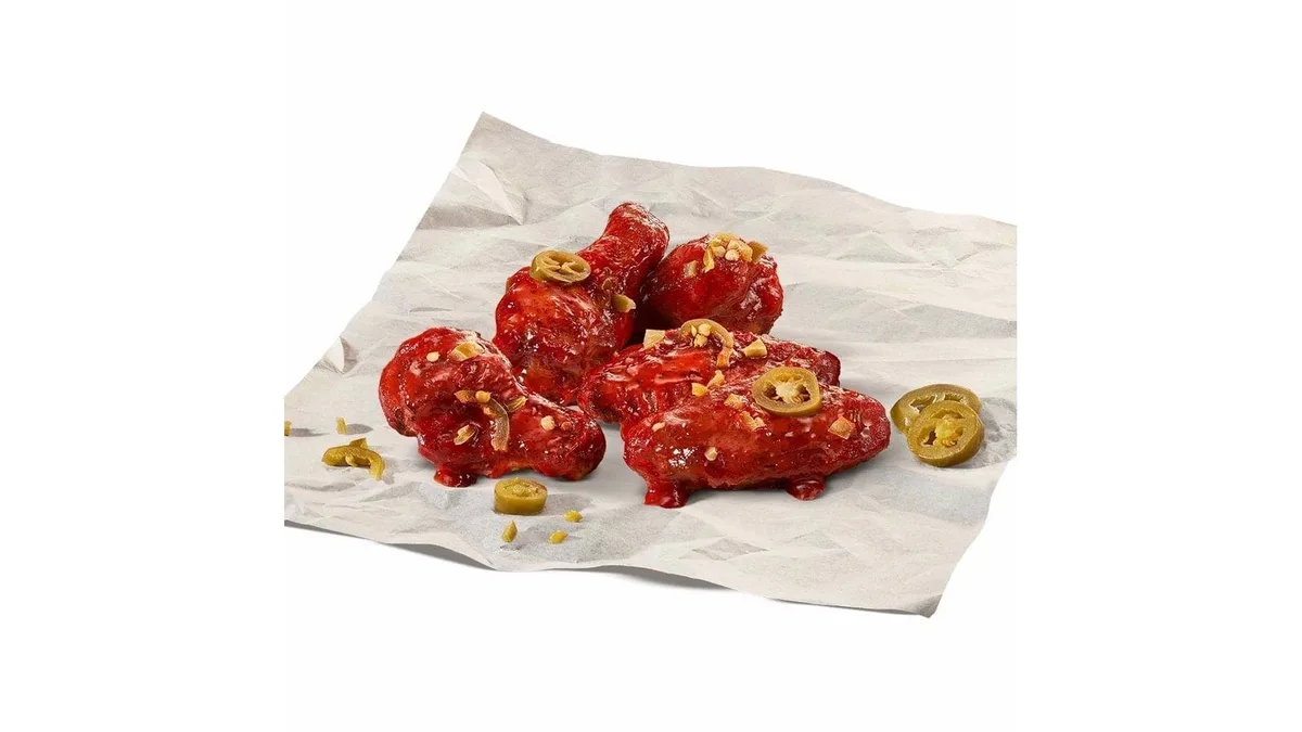 SRIRACHA WingStreet (Aripioare de pui cu sos Sriracha 5 buc)