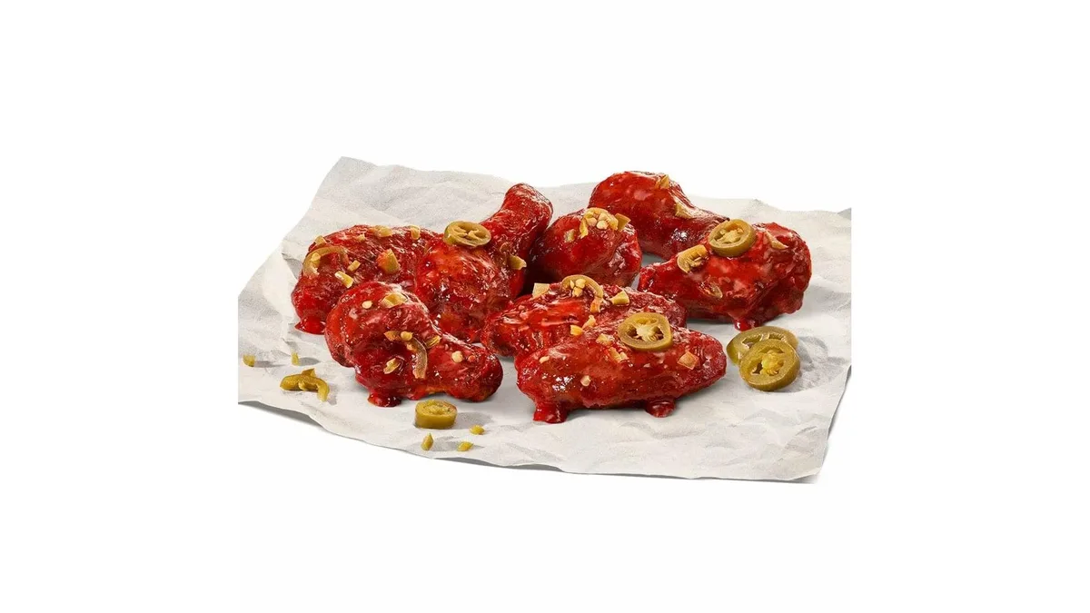 SRIRACHA WingStreet (Aripioare de pui cu sos Sriracha 8 buc)