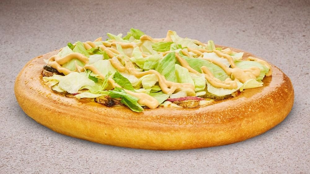 NYHET! Veggie Burger Pizza