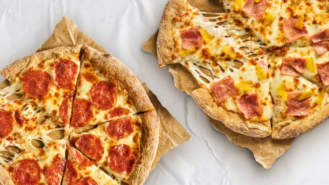 2x Stredná pizza