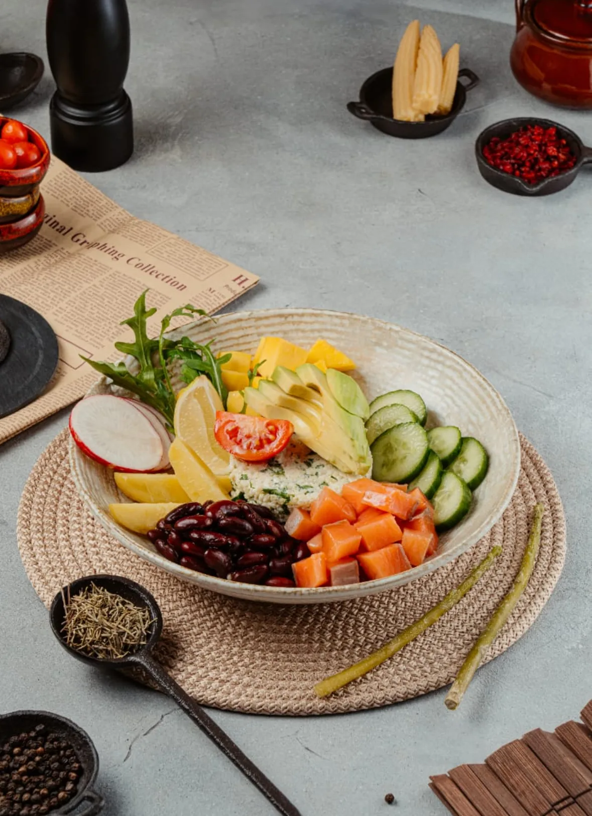Smoked Salmon Bowl
