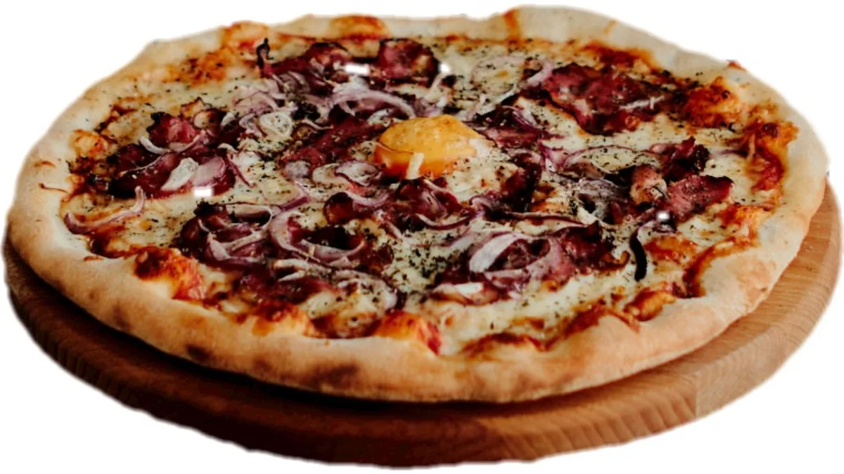 Carbonara pizza mala