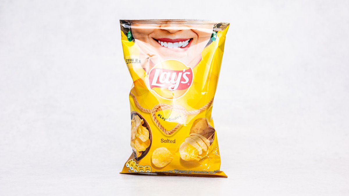 Zemiakové lupienky Lay's solené