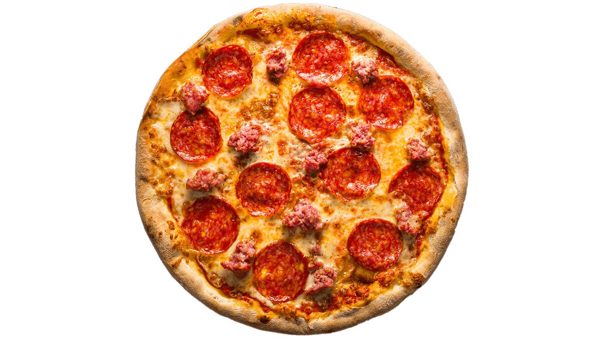 Pizza Pepperoni and Salsiccia
