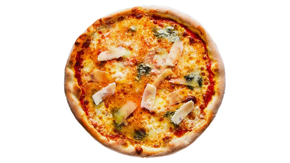 Pizza Quattro Formaggi cu sos de roșii