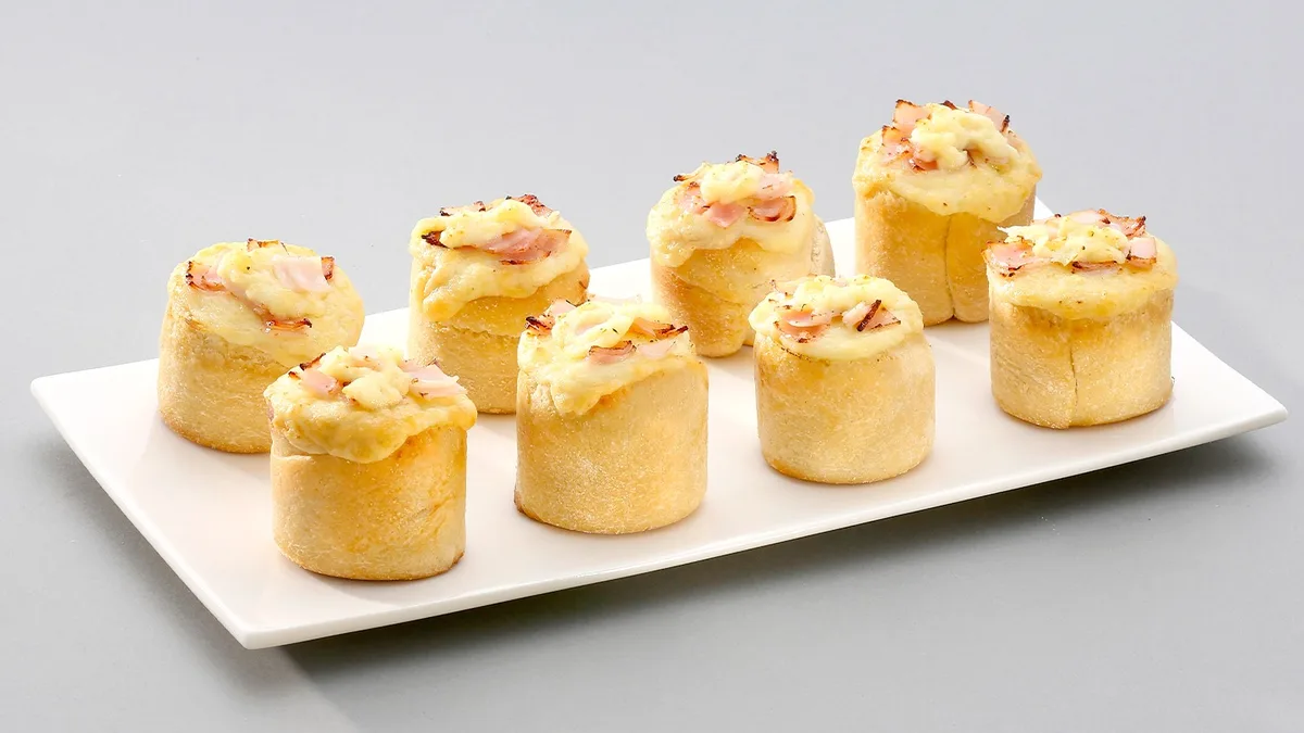 Pizza Buns Cheesy Ham