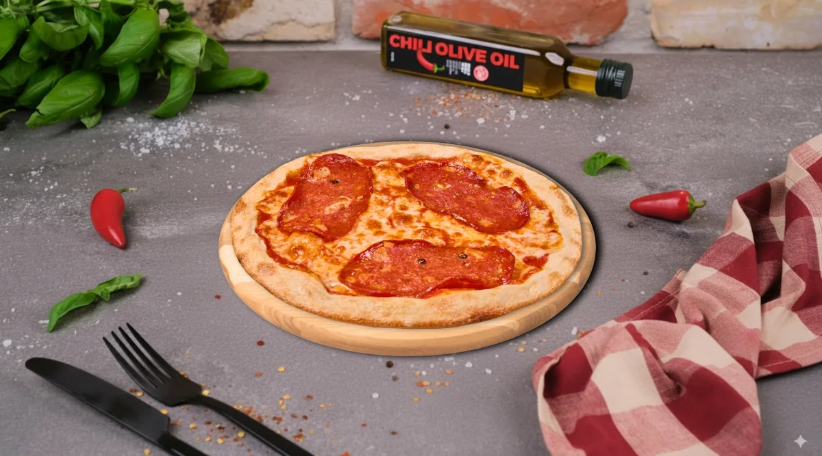 Pizza Salame Diavola (22cm, csípős)