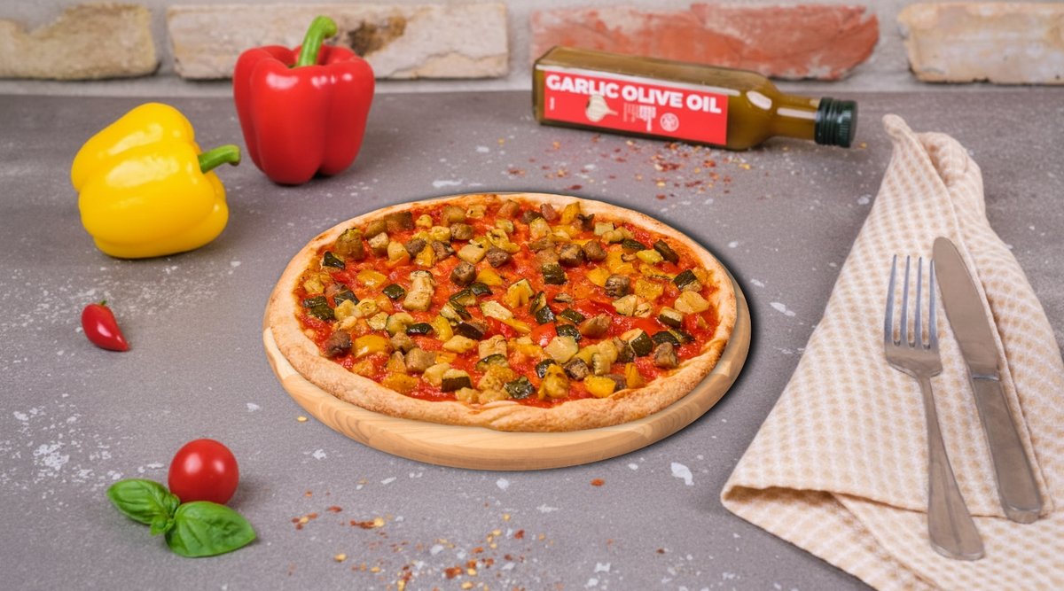 Pizza Verdure (22cm, 100% Vegan)