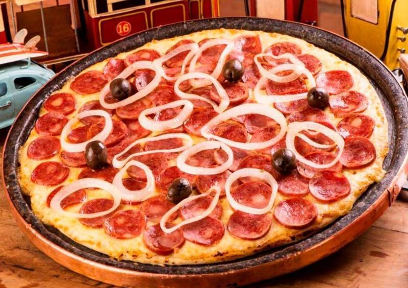 Pizza Grande 2 Sabores (8 Pedaços)