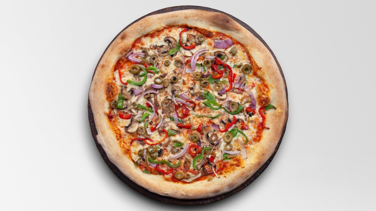 Pizza Vegetarian με Ζύμη Ζέας