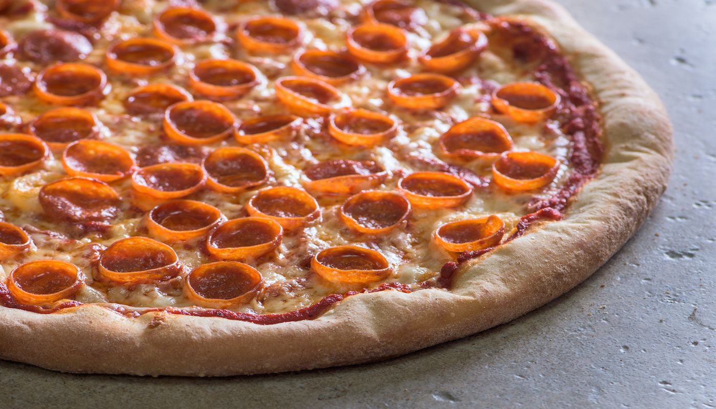 Old-School Pepperoni Pizza