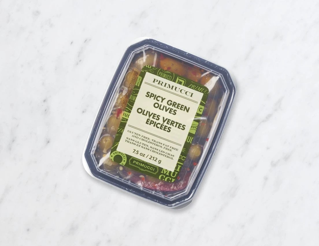 Spicy Green Olives