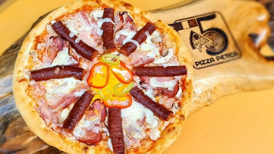 Pizza petica+kobasica 32cm