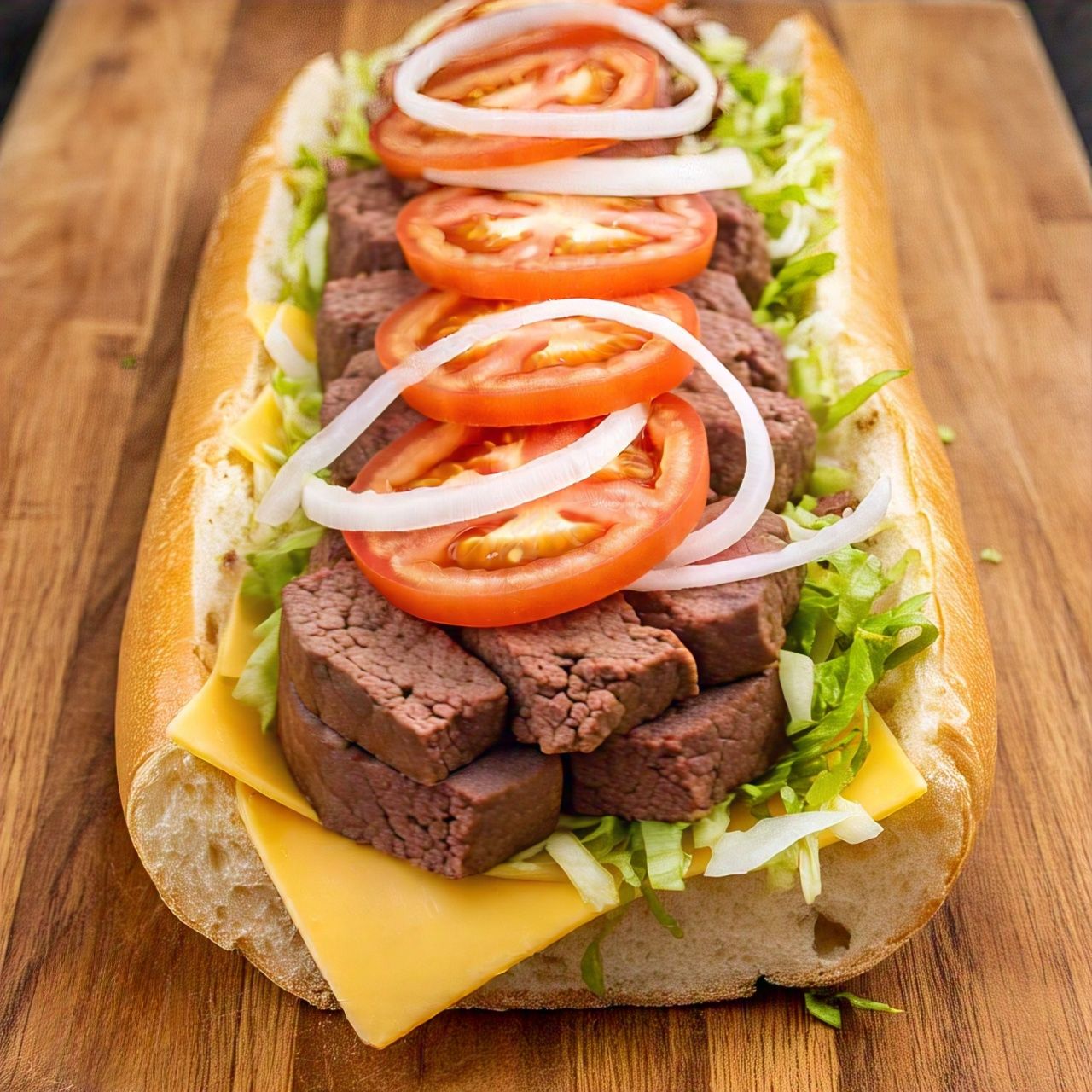 Cheeseburger Sub
