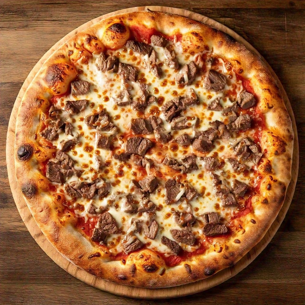 Cheesesteak Pizza