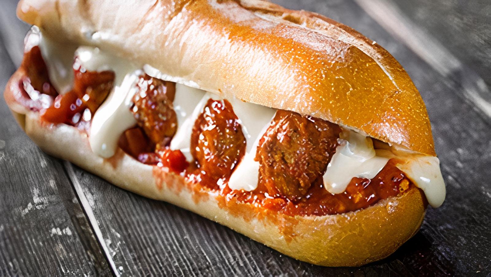 Meatball Parmigiana Sub
