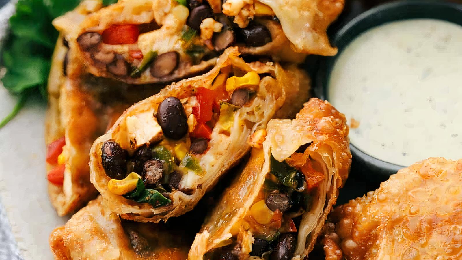 Santa Fe Chicken Egg Roll