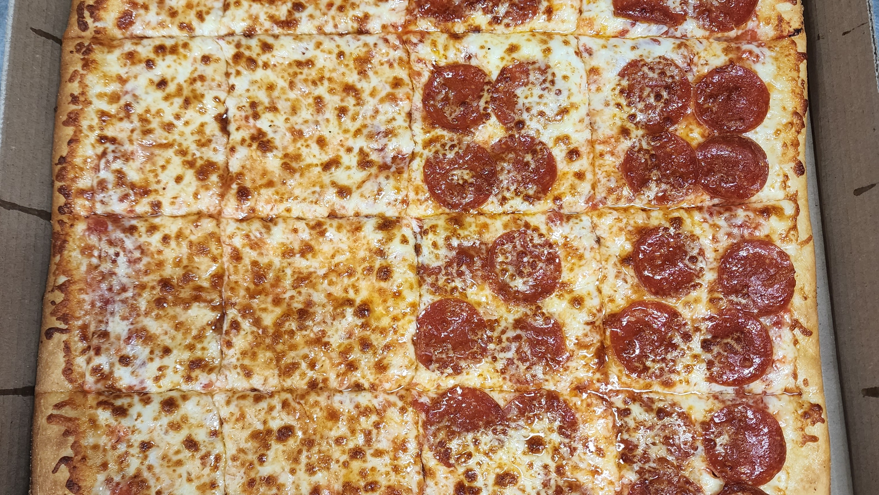 Square Cheese Pizza  16x16
