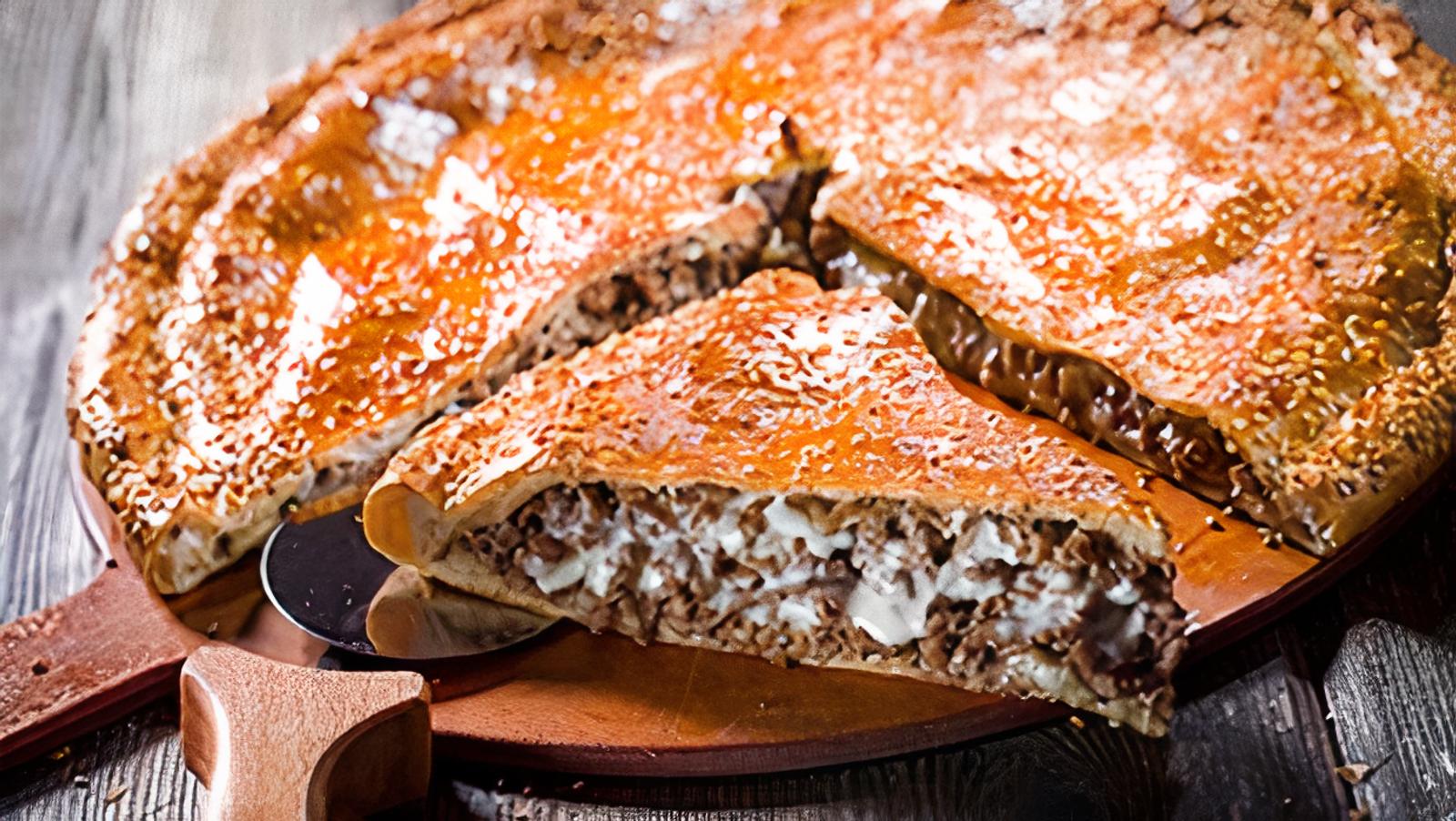 Stuffed Steak Pizza