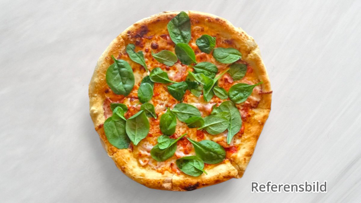 Spenatpizza