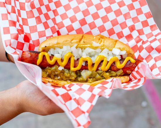 Jumbo Grilled Hot Dog
