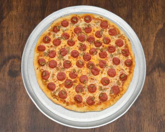 Pepperoni and Sausage Pizza 14 inch!