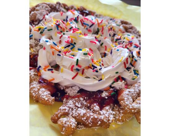 Powdered Sugar Funnel Cake