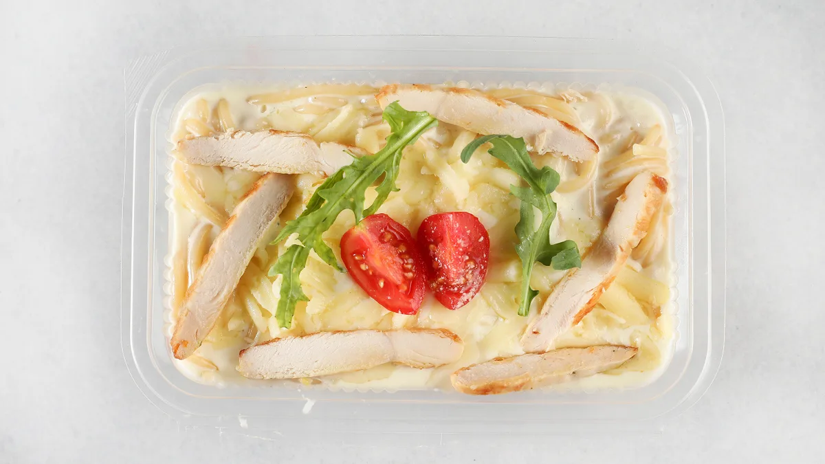 Pasta quattro formaggio di pollo