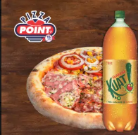Combo Pizza de Calabresa Grande + Borda de Catupiry + Kuat 2l