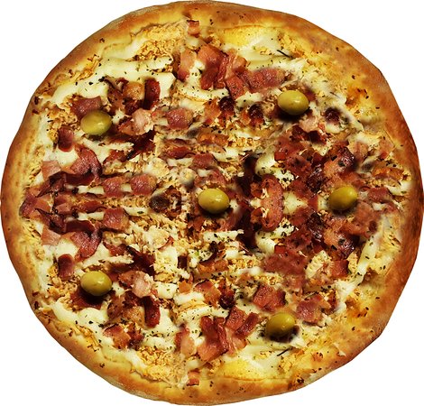 Pizza de Frango com Bacon e Milho