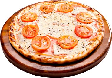 Pizza de Mussarela com Tomate
