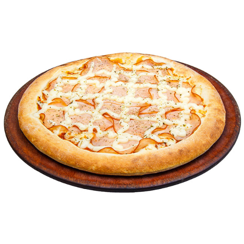 Pizza de Peito de Peru com Cream Cheese