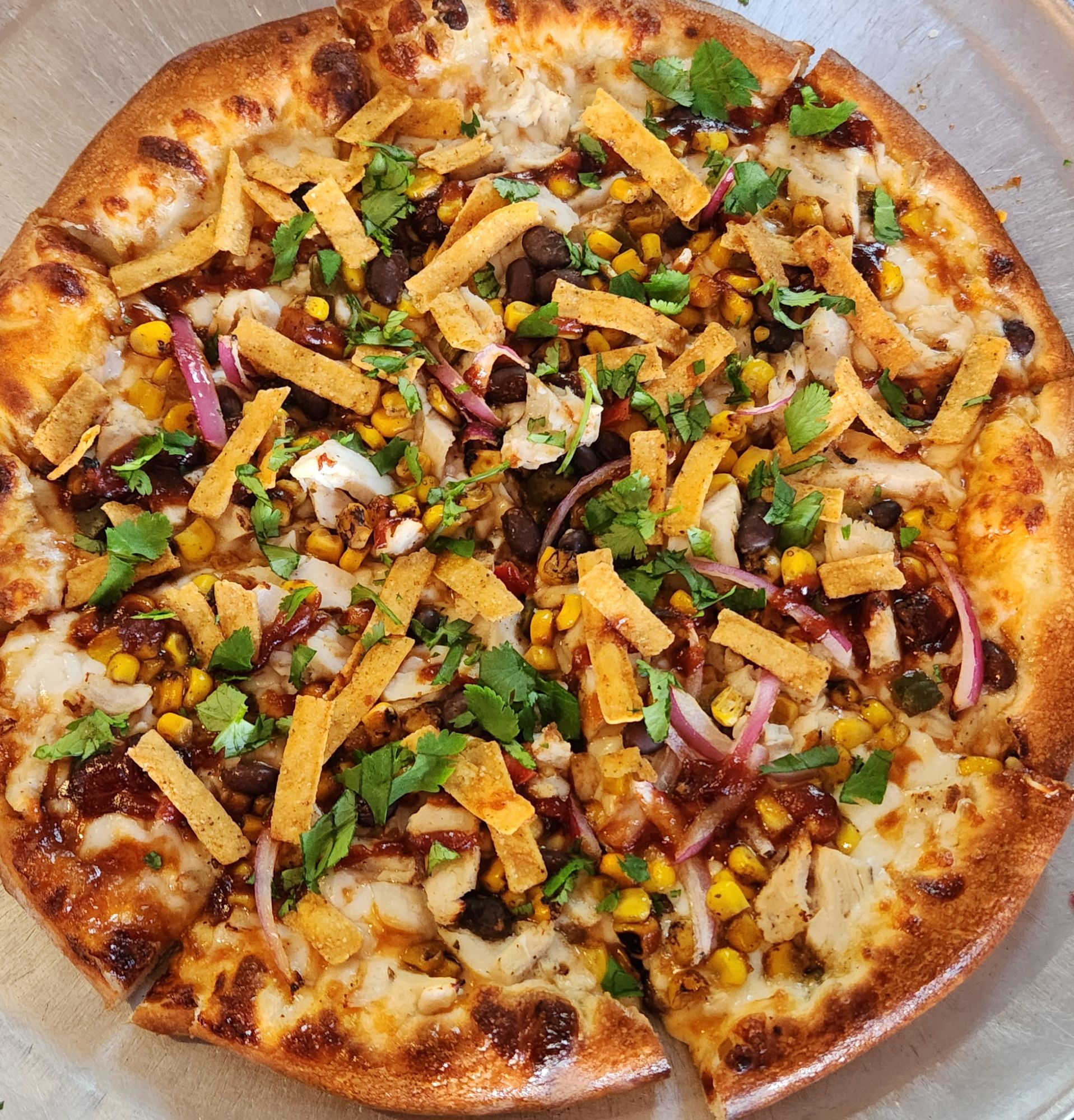 Southwest BBQ Chicken Pizza (Personal)