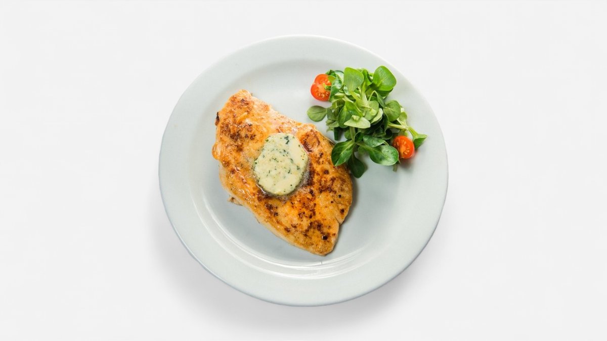 Kurací steak na nivovej omáčke