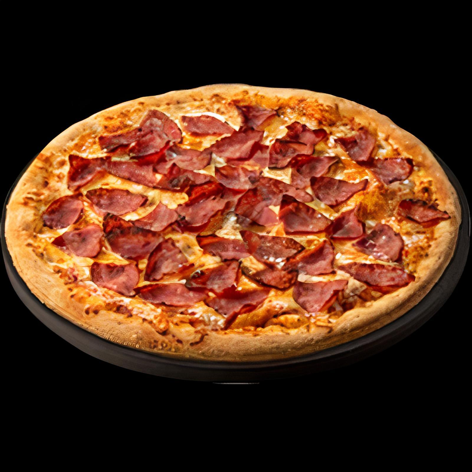 Gluten-Sensitive Canadian Bacon Pizza