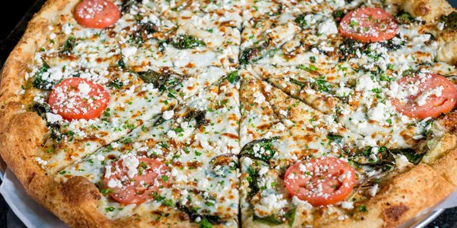 Gluten-Free Popeye and Olive Oil Pizza